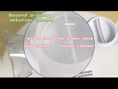 Kids Asthma Nebulizer Machine แบบพกพาแบตเตอรี่แบบถอดได้ Bronchus