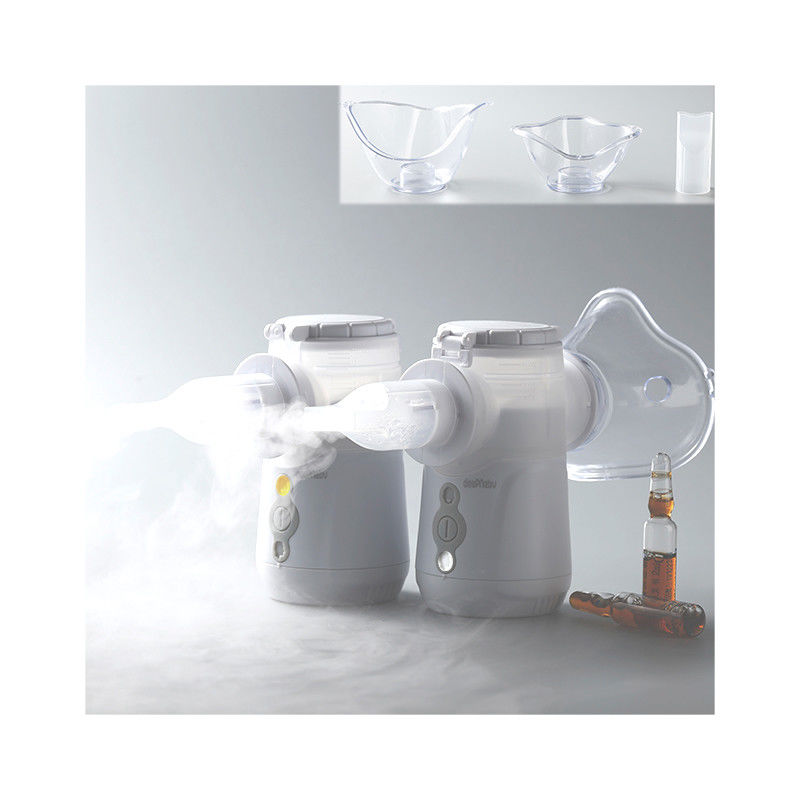 Asthma Mesh Portable Nebulizer แบบพกพา Dual Channel ไม่มีการปิดกั้น2μm - 3μm