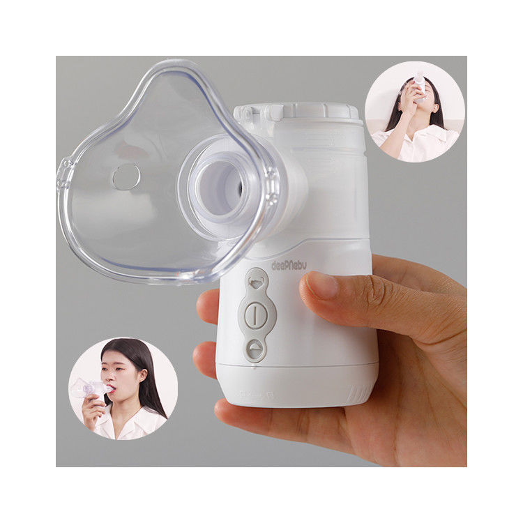 เด็กผู้ใหญ่ 3.3μM Asthma Mesh Nebulizer Anti Broken No Blockage Medical Battery