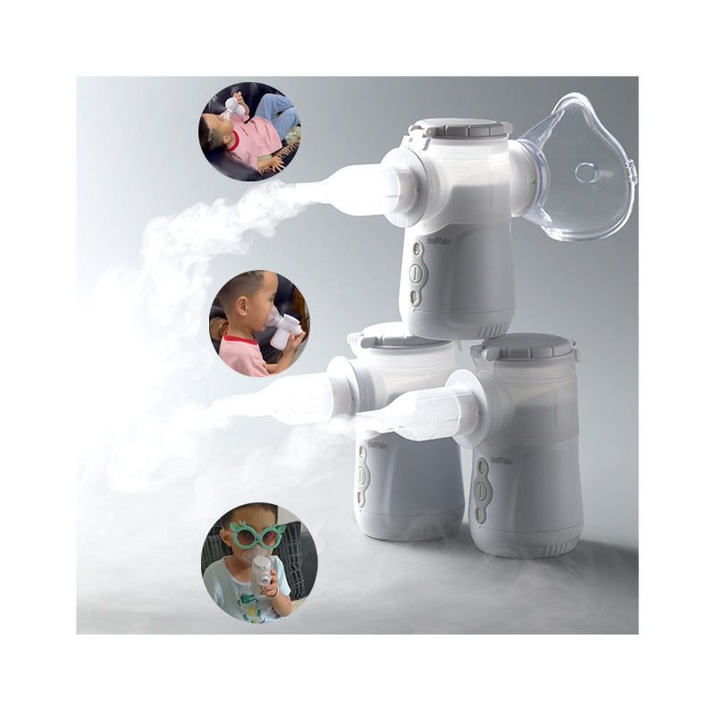 3μm Cough Mesh Nebulizer Portable Battery Dual Channel Modes For Cough
