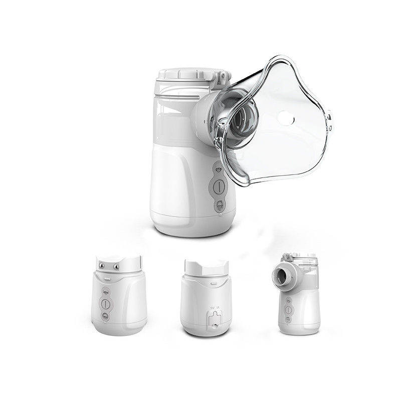 ยาสูดพ่นตาข่ายแบบพกพา Nebulizer เด็กผู้ใหญ่โรคหอบหืดไอ1.5μM - 3.2μM