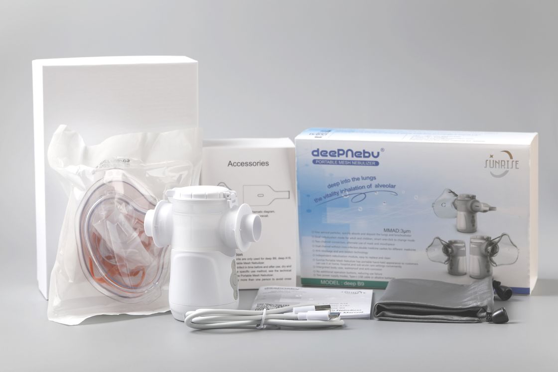 MMAD 3.12μm Inhalator Mesh Nebulizer เครื่องสั่นสำหรับโรคหลอดลมอักเสบหืด