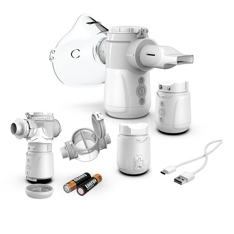 เครื่องใหม่ แบตเตอรี่การแพทย์ Mute มินิ เครื่องหน้ากากลมหายใจฟรี กลาก Copd Nebulizer เครื่องผู้ใหญ่ เด็กสุขภาพ