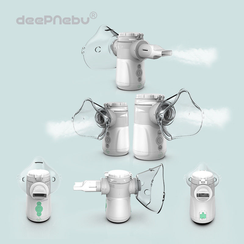 เครื่องใหม่ แบตเตอรี่การแพทย์ Mute มินิ เครื่องหน้ากากลมหายใจฟรี กลาก Copd Nebulizer เครื่องผู้ใหญ่ เด็กสุขภาพ