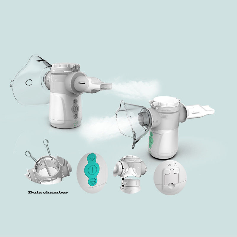เครื่องใหม่ แบตเตอรี่การแพทย์ Mute มินิ เครื่องหน้ากากลมหายใจฟรี กลาก Copd Nebulizer เครื่องผู้ใหญ่ เด็กสุขภาพ