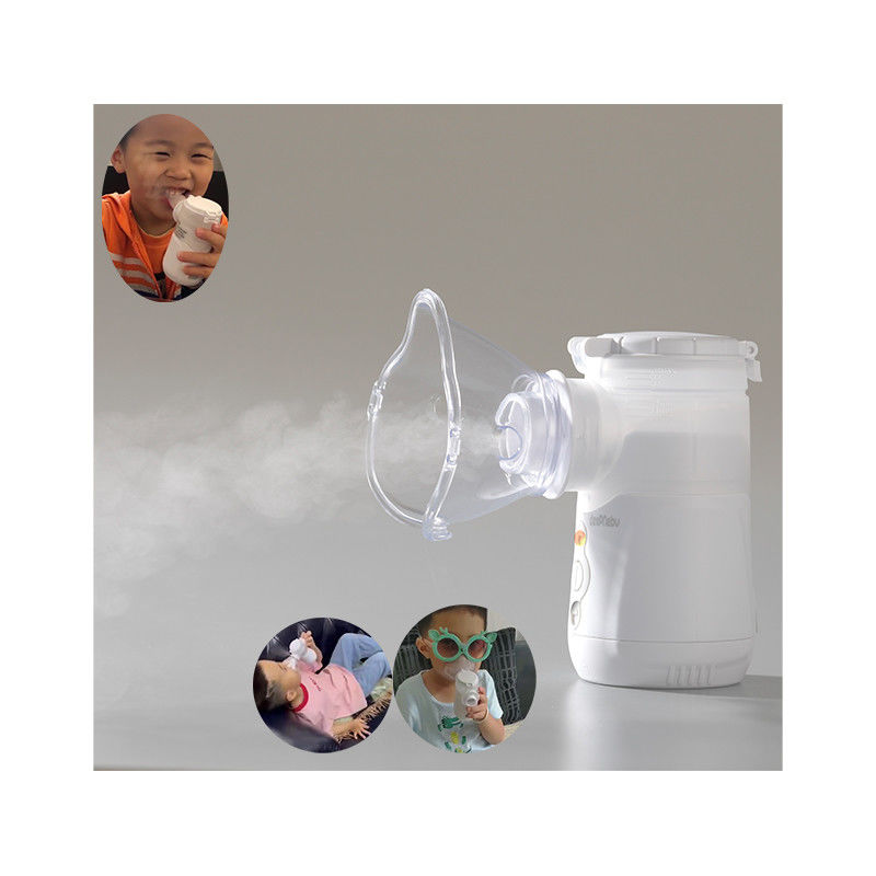 Child Mesh Nebulizer แบบพกพาสำหรับเด็ก2μm - 3μm 0.3mL / นาทีสำหรับหลอดลมฝอยอักเสบ