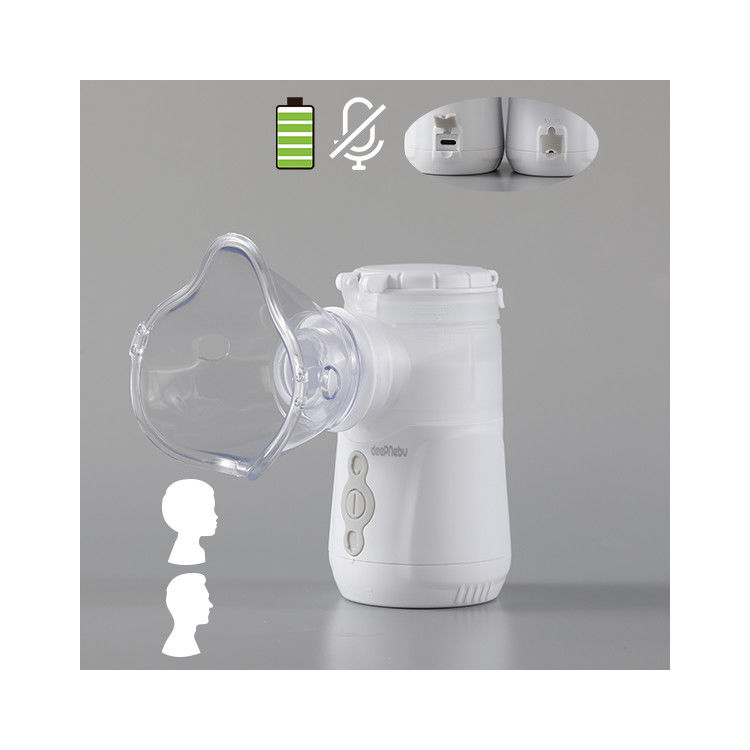 Child Mesh Nebulizer แบบพกพาสำหรับเด็ก2μm - 3μm 0.3mL / นาทีสำหรับหลอดลมฝอยอักเสบ