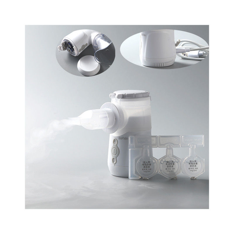 Child Mesh Nebulizer แบบพกพาสำหรับเด็ก2μm - 3μm 0.3mL / นาทีสำหรับหลอดลมฝอยอักเสบ
