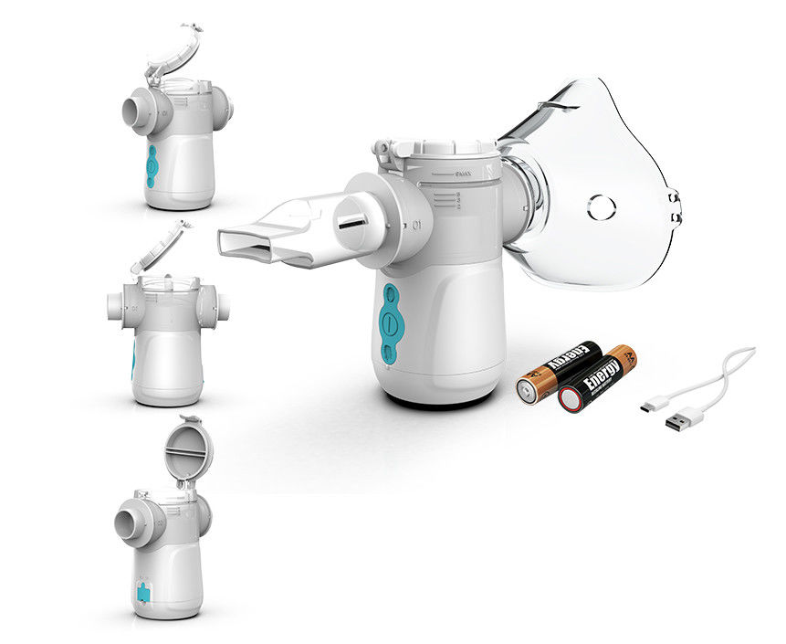 Home Hottest Mute พกพาหมอก Nebulizer เครื่องแบตเตอรี่ กลากหอบหืด