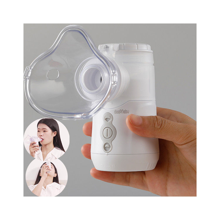 Kids Cough Cold Portable Home Nebulizer 0.35mL / Min DC USB ถอดแบตเตอรี่ได้