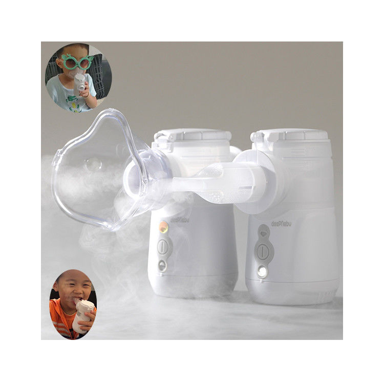 เด็กผู้ใหญ่โรงพยาบาล Nebulizer แบบพกพา3.5μm 0.4mL / นาทีเครื่องพ่นยาสำหรับปอดอุดกั้นเรื้อรัง