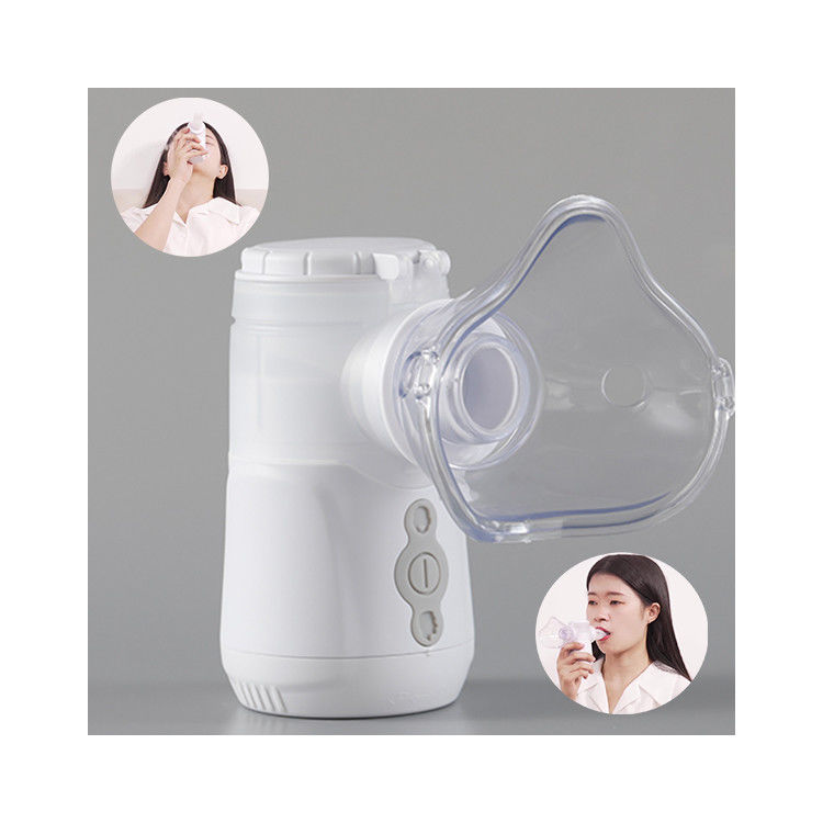 เด็กผู้ใหญ่โรงพยาบาล Nebulizer แบบพกพา3.5μm 0.4mL / นาทีเครื่องพ่นยาสำหรับปอดอุดกั้นเรื้อรัง