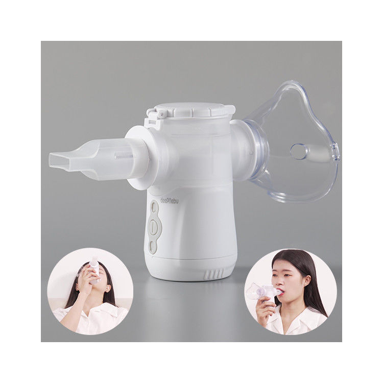 Homecare Medical Asthma Inhaler Nebulizer แบตเตอรี่ USB 3μm 40dB สำหรับเด็กผู้ใหญ่
