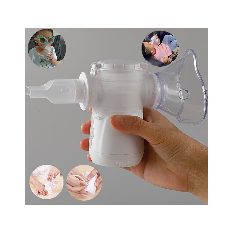 Homecare Medical Asthma Inhaler Nebulizer แบตเตอรี่ USB 3μm 40dB สำหรับเด็กผู้ใหญ่