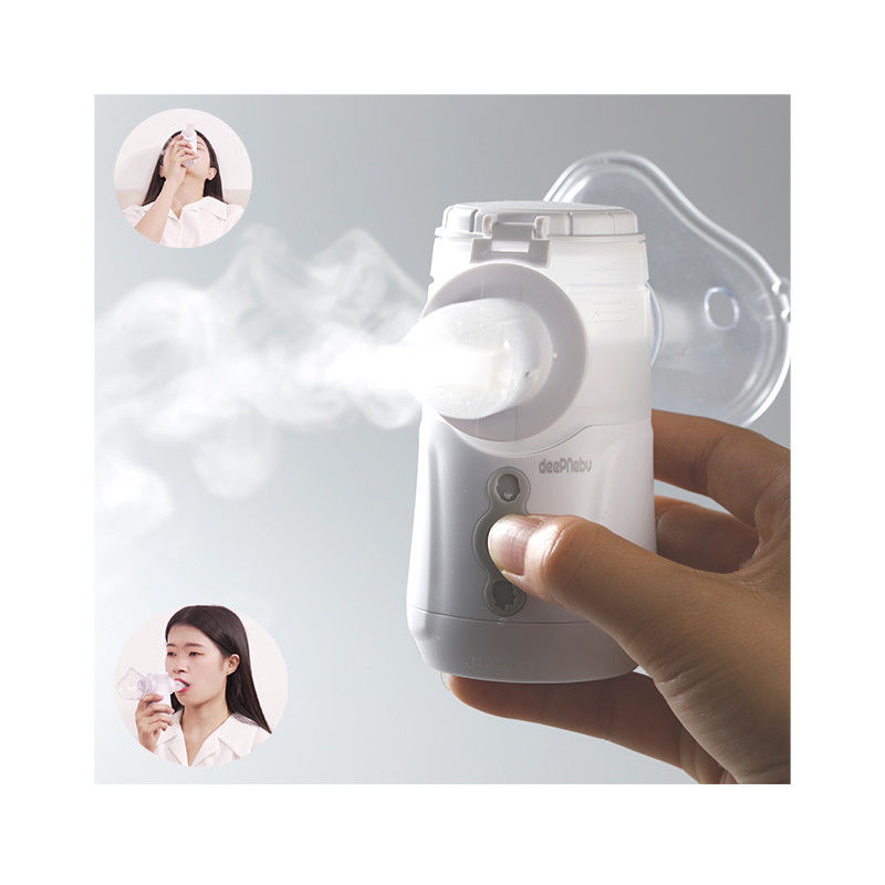 เครื่องพ่นยาสูดพ่นสำหรับเด็กผู้ใหญ่เครื่องพ่นยาหอบหืด USB แบตเตอรี่แบบถอดได้3μmเครื่องพ่นยาสำหรับไอ