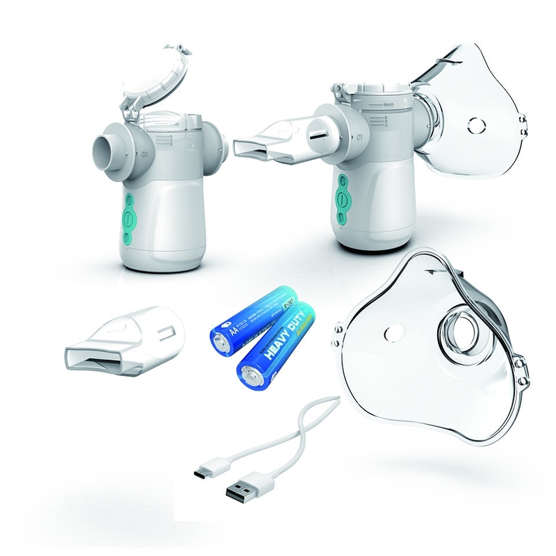 เครื่องพ่นยาที่บ้านสำหรับเด็กแบบพกพา Resp. เศษ 88.9% ของ CI 1μm - 4.7μm