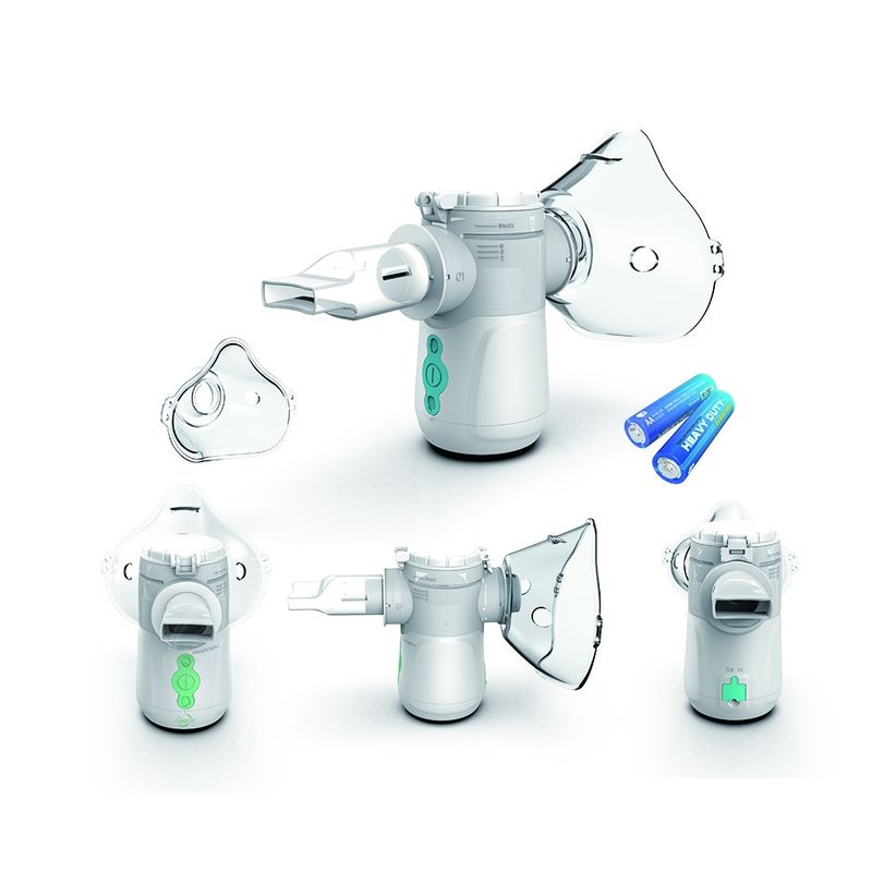 Homecare Budesonide Inhaler Nebulizer Dual Channel สำหรับโรคหอบหืด 1μM - 5μM MMAD