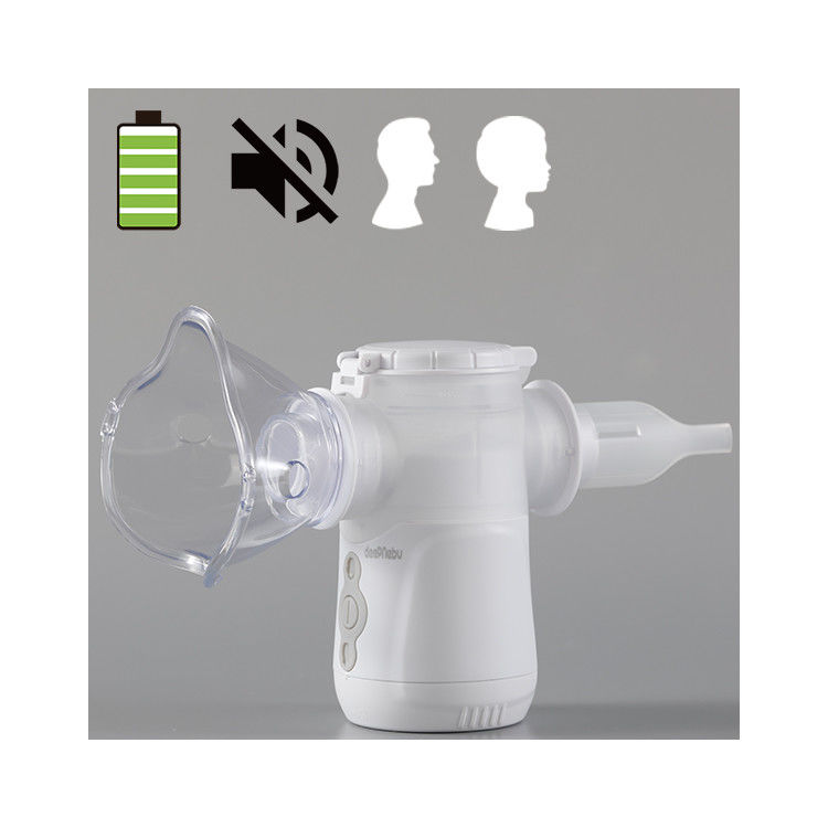 เด็กไอ Handy Nebulizer แบบพกพา Inhaler Machine Double Chambler 9mL For Home