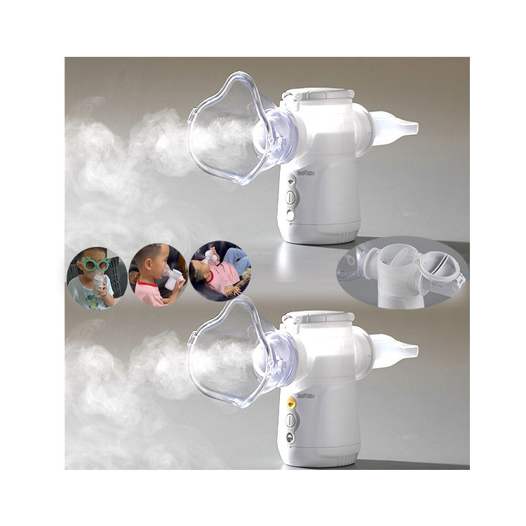 0.5mL / Min Home Use เครื่องพ่นฝอยละอองสำหรับผู้ใหญ่ Dual Channel 110kHz 1.1μm - 3.6μm