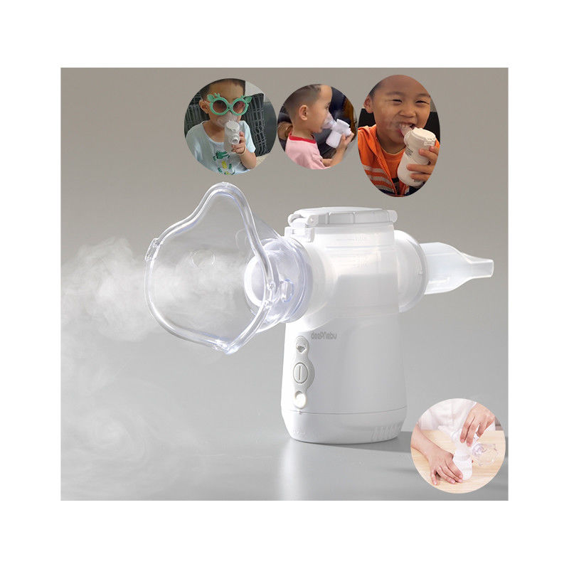 เครื่องพ่นยาสูดพ่นแบบพกพาที่ปรับได้ DC 5V 3V 2.9μm Smart Nebulizer ตาข่าย