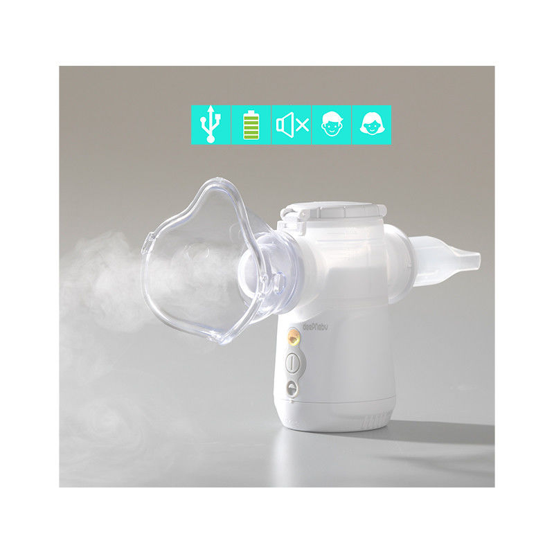 เครื่องช่วยหายใจสำหรับรักษาโรคหอบหืดแบบพกพา 3.14μm Nebulizer สำหรับทารกที่เป็นหวัด