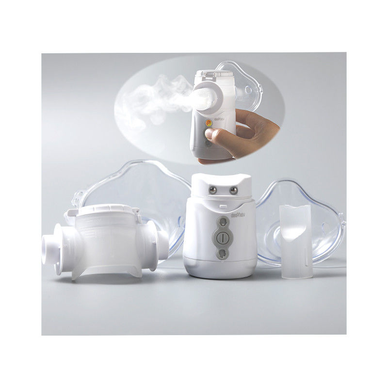 PP PC IP45 Asthma Mesh Nebulizer หายใจแบบพกพาปุ่มเดียวปรับได้ Type C