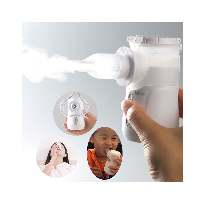Family Healthcare Mesh Nebulizer Machine 1μm - 4.7μm สำหรับหวัดและไอ