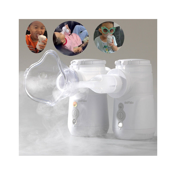 Family Healthcare Mesh Nebulizer Machine 1μm - 4.7μm สำหรับหวัดและไอ