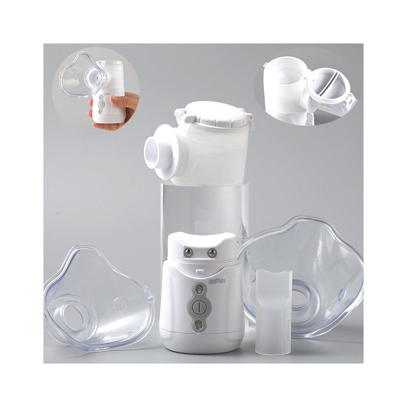 หลอดลมฝอยอักเสบตาข่ายแบบพกพา Nebulizer เครื่องสั่นผู้ใหญ่ 2.5μM Kids Inhaler สำหรับโรคหอบหืด