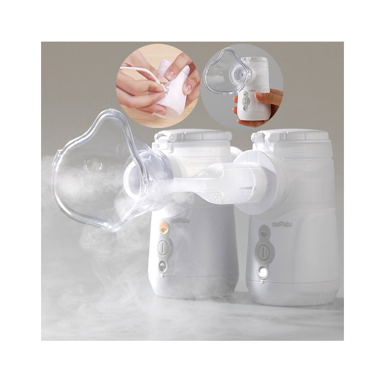 หลอดลมฝอยอักเสบตาข่ายแบบพกพา Nebulizer เครื่องสั่นผู้ใหญ่ 2.5μM Kids Inhaler สำหรับโรคหอบหืด