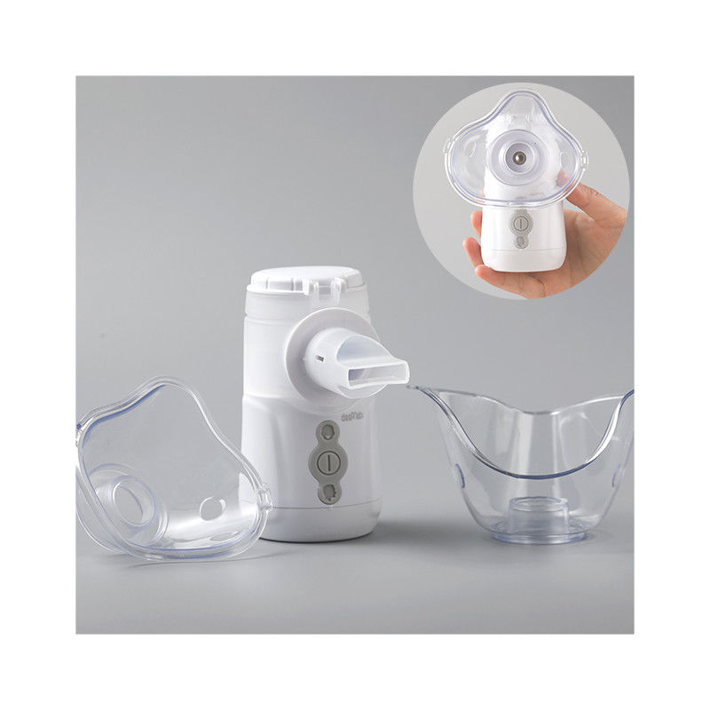 เครื่องพ่นฝอยละอองตาข่ายแบบพกพาสำหรับดูแลสุขภาพ 2-3.3μm Inhalator