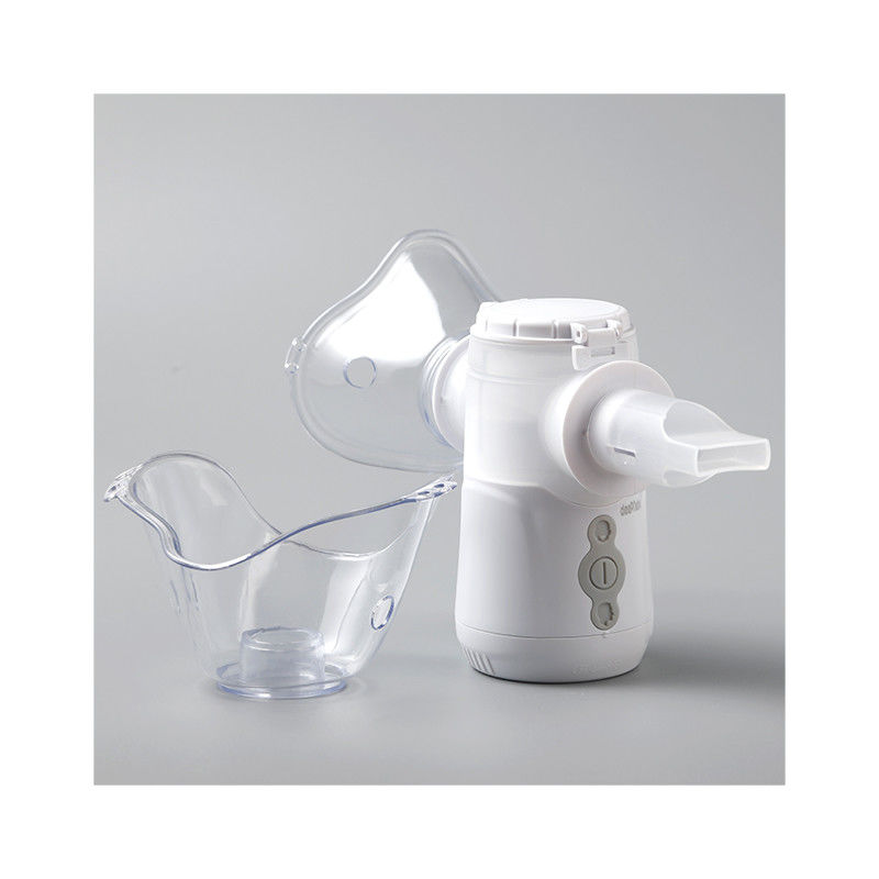 Bronchus Portable Mesh Nebulizer เครื่องช่วยหายใจสำหรับเด็กที่ใช้แบตเตอรี่2.9μm - 5μm