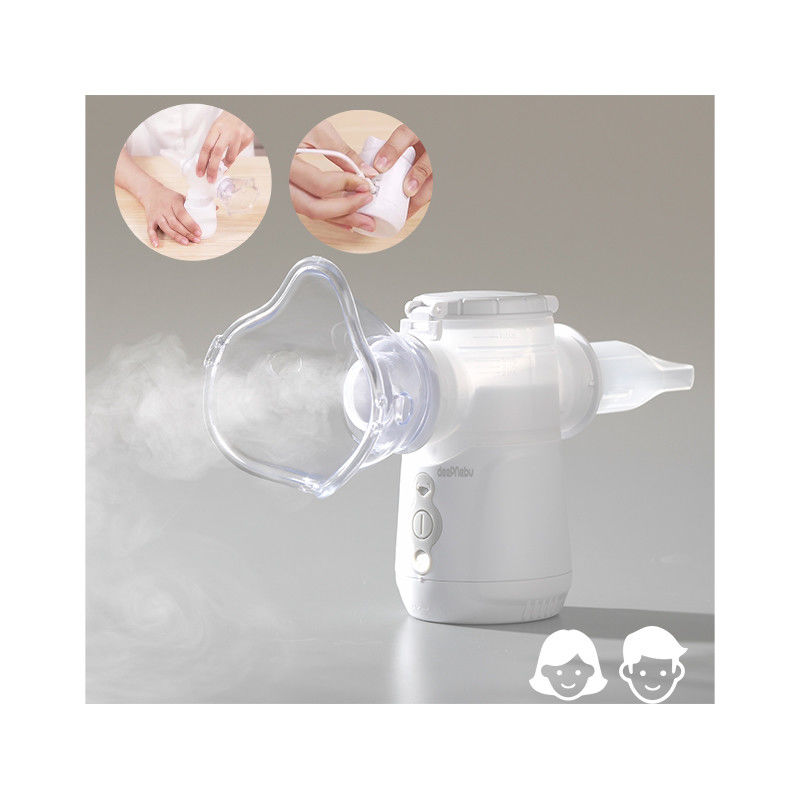 1.8-3.3μM Asthma Home Nebulizer เด็กทารก Type C USB Nebulizer แบบพกพา