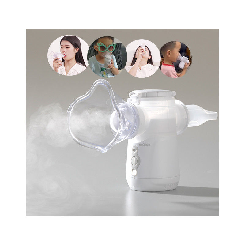 หน้าแรก เครื่องพ่นฝอยละอองตาข่ายแบบพกพาอัลตราโซนิก3μM Inhaler ไม่มีการอุดตันสำหรับเด็กผู้ใหญ่