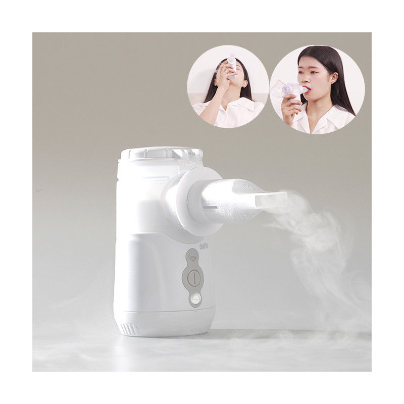 Medical Asthma Inhaler Nebulizer ไอเย็น USB 3.0μM 40dB Nebulizer แบบพกพาขนาดเล็ก