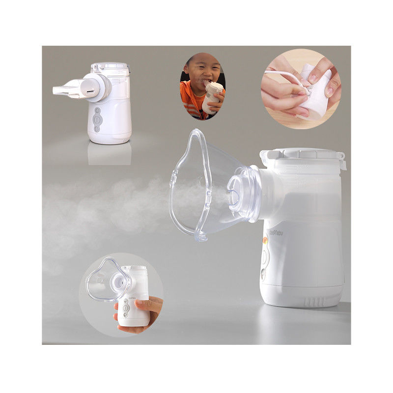 Nebulizer ตาข่ายสั่นแบบพกพา1.2μm - 3.6μm Nebulizer หลอดลมฝอยอักเสบเด็ก