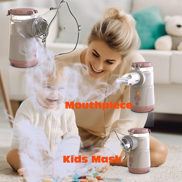 เครื่องพกพาบ้าน Nebulizer กับระดับเสียง≤40dB และ DC5V หรือ 3V โวลเตชั่น