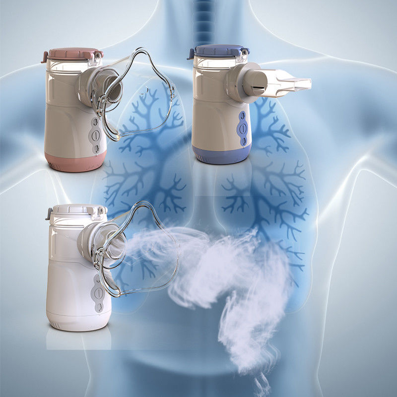DC Power Portable Inhaler Nebulizer สําหรับเด็กและผู้ใหญ่ 1.8-3.5μm MMAD