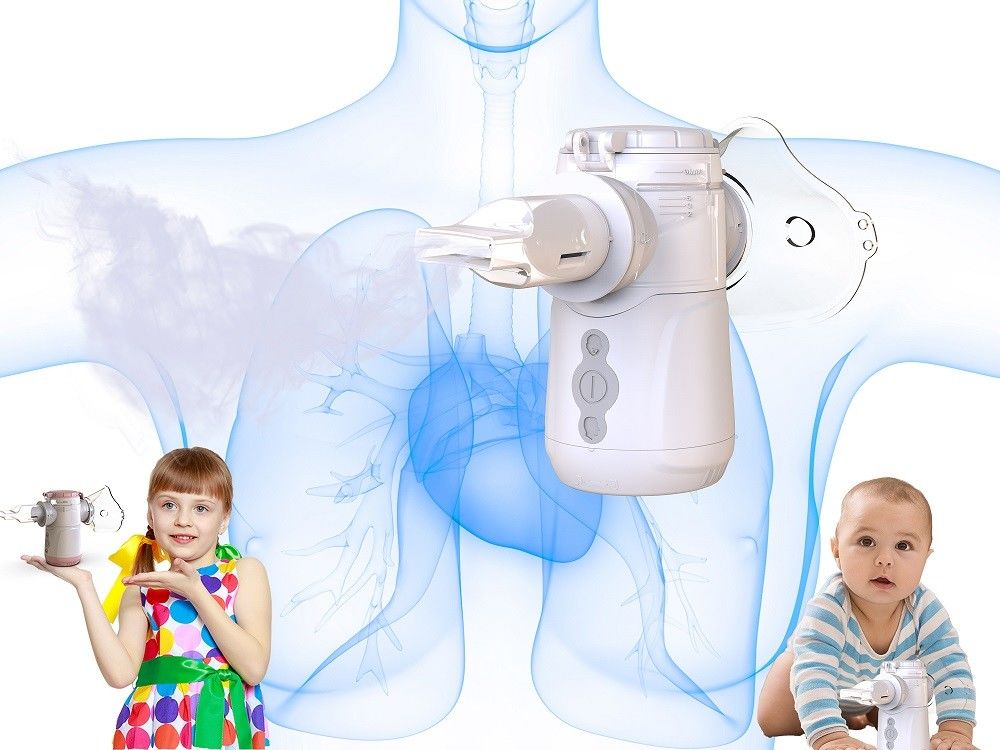 1-4μm Mesh Vibrator Inhaler With Mesh Membrane Vibrator สําหรับโรคทางเดินหายใจ